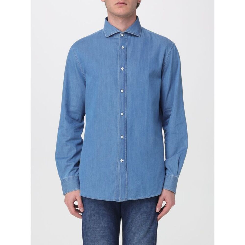 Brunello Cucinelli Shirt Men Stone Bleached
